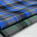 Matériel teint en fil bleu vert noir de vente chaude